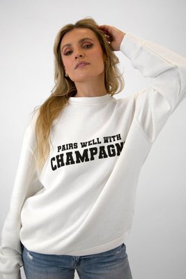 Lulusimonstudio Pairs Well With Champagne® Sweatshirt