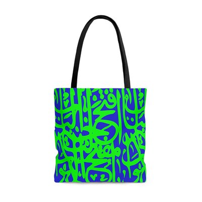 Mantra Calligraphy Tote Bag