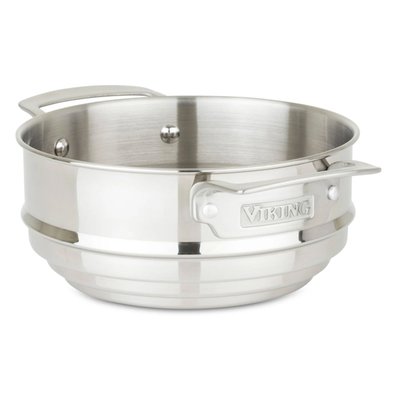 Viking Stainless Steel Universal Steamer Insert And Colander