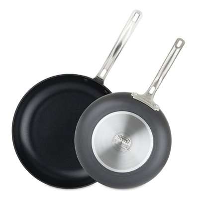 Hard Anodized Nonstick 2-Piece Fry Pan Set