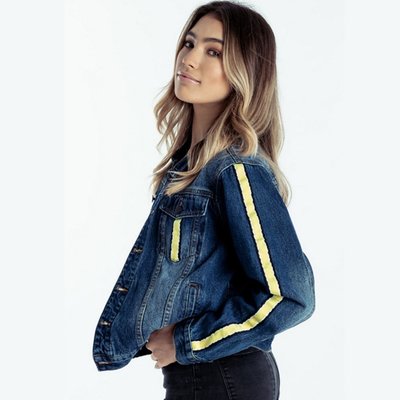 Delilah Denim Jacket - Yellow