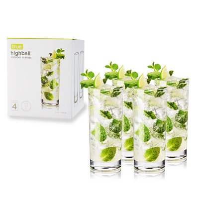 Highball Glasses, Set of 4