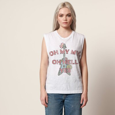 Oh My My Moto Tee - White