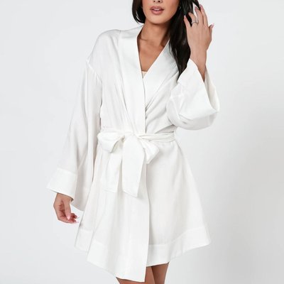 The Pillow Talk Robe - White