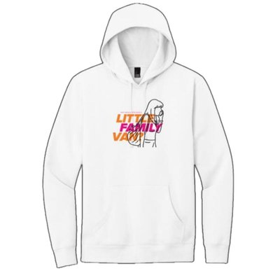 Little Family Van Fleece Hoodie - White