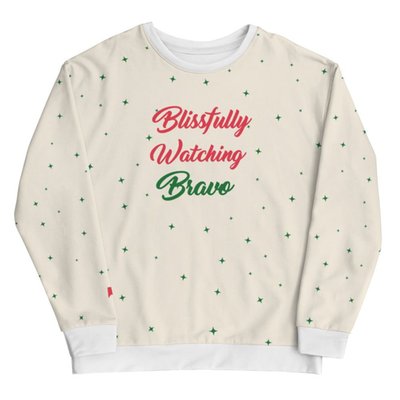 Bravo Blissfully Watching Bravo Crewneck