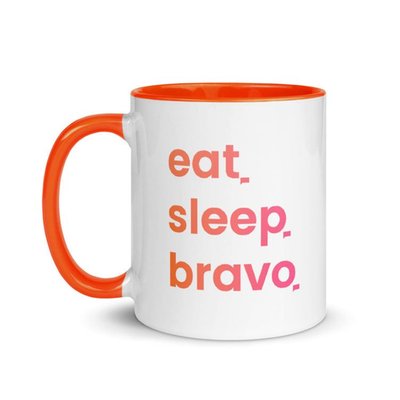 Eat. Sleep. Bravo Two-Tone Mug