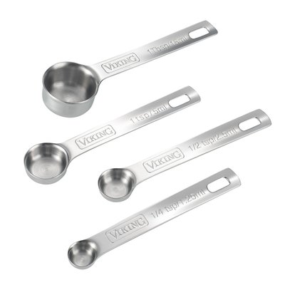 Viking 4pc Stainless Steel Measuring Spoon Set