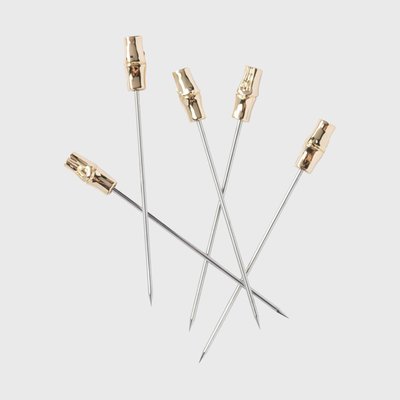 Golden bamboo cocktail picks