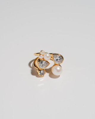 Diamonds & Pearls Ring