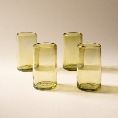 Recycled Handblown Glassware - Set of 4