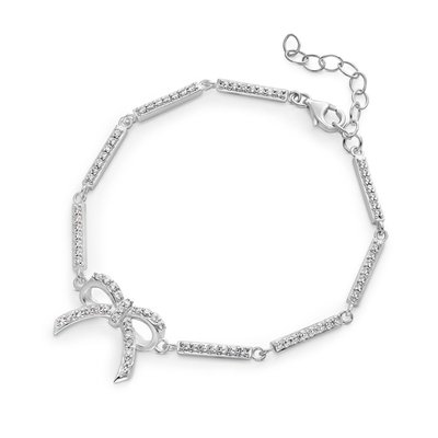 Shine Bright Bow Bracelet - Sterling Silver