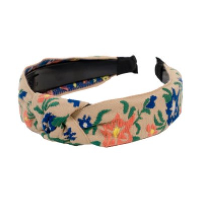Embroidered Floral Headband