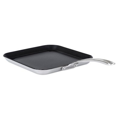 Viking Contemporary 3-ply Stainless Steel 11-inch Nonstick Grill Pan