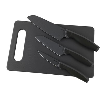 Slice Craft Cutlery Knife Set with Cutting Board - 4 Piece