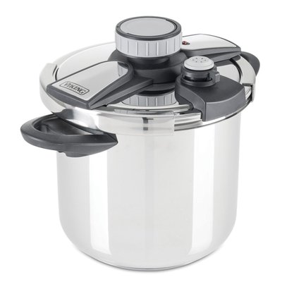 Easy Lock Clamp 8-Quart Pressure Cooker with Steamer Insert