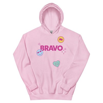 BravoCon Bravo Logo & Icons Hoodie