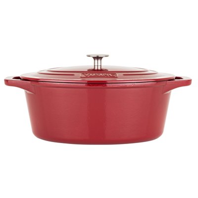 Enameled Cast Iron 7-Quart Oval Roaster