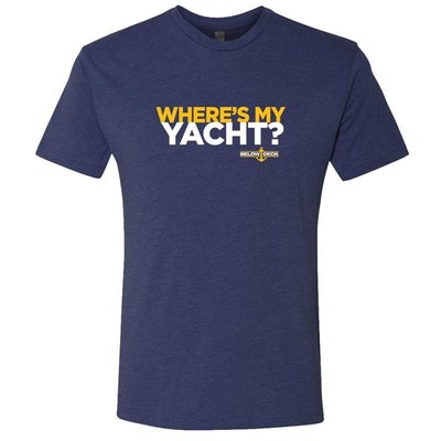 Below Deck Where's My Yatch Men's Tri-Blend T-Shirt
