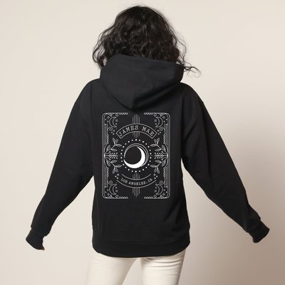 James Mae Tarot Hooded Sweatshirt - Black