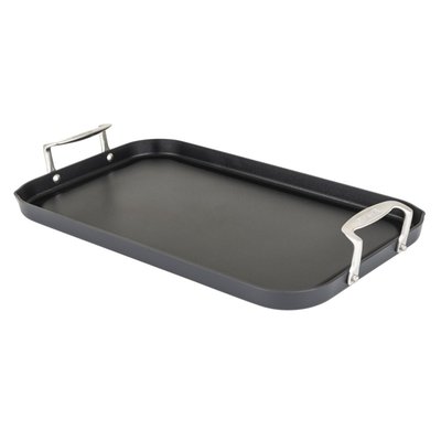 Hard Anodized Nonstick Double Burner Griddle