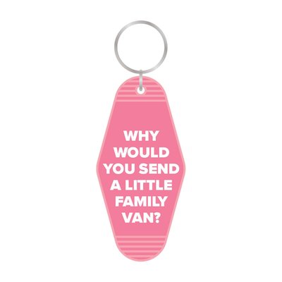 Little Family Van Key Ring - Pink