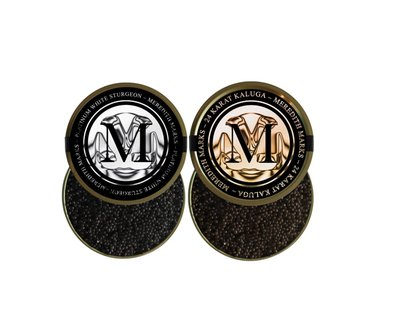 Platinum White Sturgeon & 24 Karat Kaluga Duo