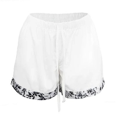 Short Cherokee Pajama Set - White