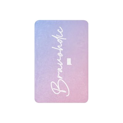 Bravoholic Script Sherpa Blanket