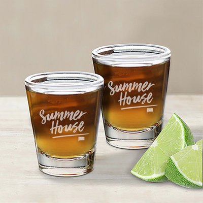 Summer House Logo Shot Glasses
