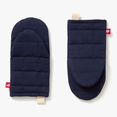 Blueberry Blue Oven Mitts
