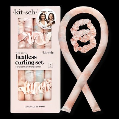 Satin Heatless Curling Set