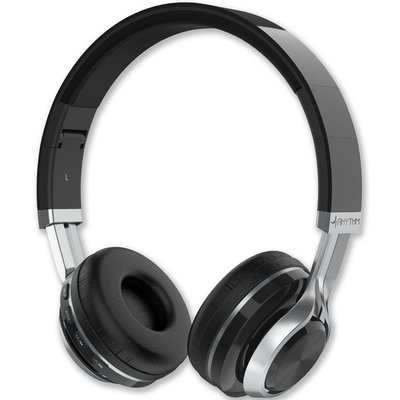 ANX Audio Resonance Foldable Wireless Bluetooth Headphones - Black/ Silver