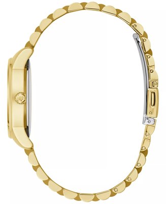Women's Classic Diamond Accent Gold-Tone Stainless Steel Bracelet Watch 32mm