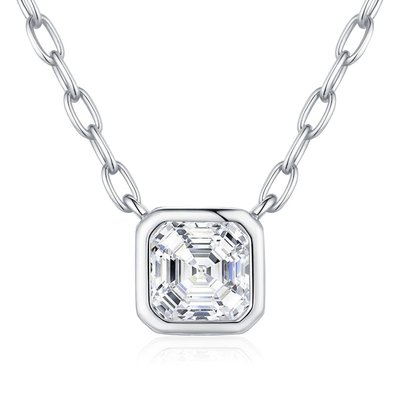 EPAM-M-YM-Simulated Diamond Stud Necklace var4