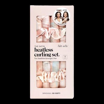 Satin Heatless Curling Set