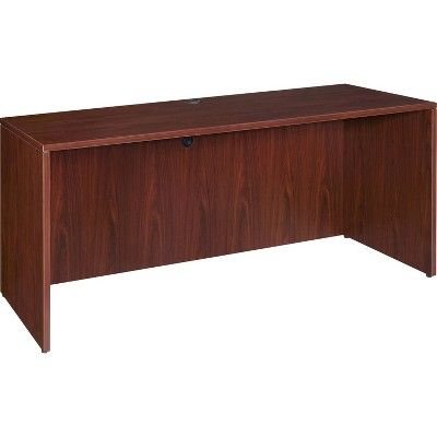 Lorell Credenza Shell 60"x24"x29-1/2" Mahogany 69378