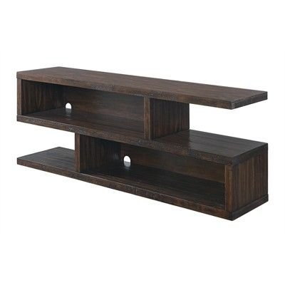 Lexington 70" Solid Wood TV Stand Dark Mocha Brown - Martin Svensson Home