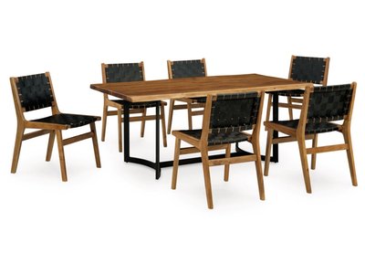Fortmaine Dining Table and 6 Chairs