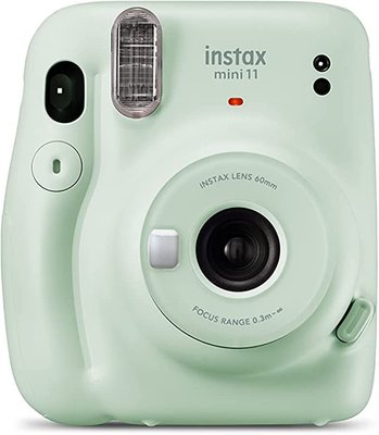 Camera with color swatches - green