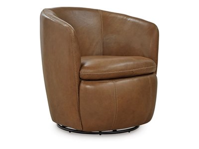 Kierreys Leather Swivel Chair
