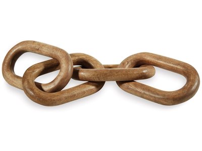 Mardelby Wood Chain Sculpture
