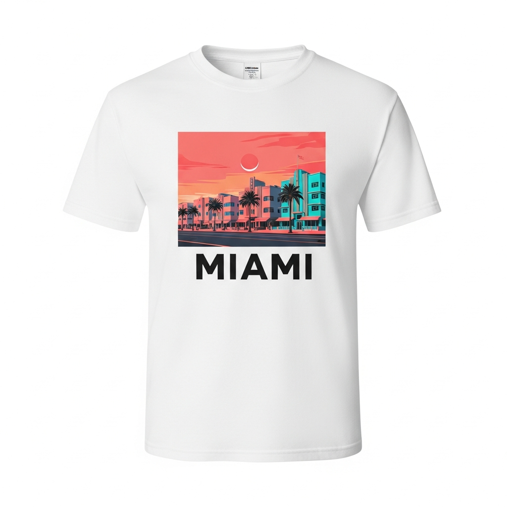 Miami Skyline Tee