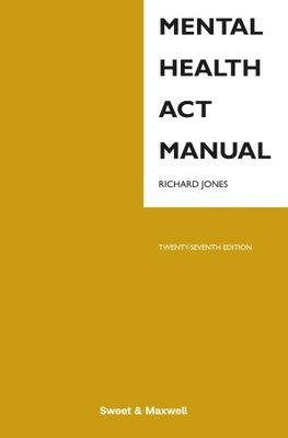 Mental Health Act Manual 27th Edition