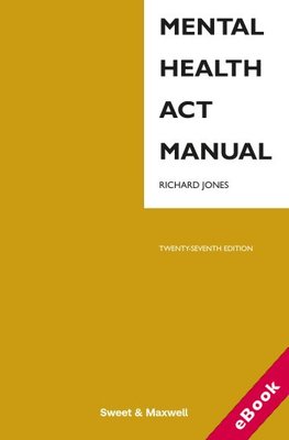 Mental Health Act Manual 27th Edition