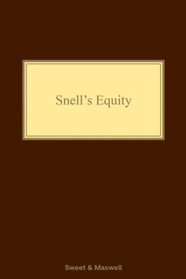 Snell's Equity 34th Edition, Mainwork + Supplement