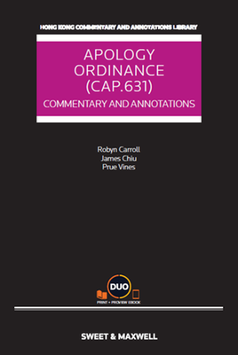Apology Ordinance (Cap.631): Commentary and Annotations