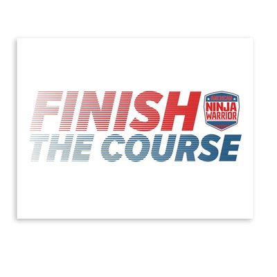 American Ninja Warrior Finish The Course Wall Art