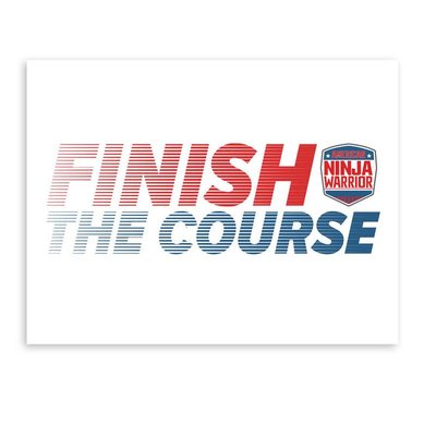 American Ninja Warrior Finish The Course Wall Art