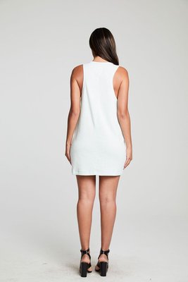 Slub French Terry Deep Armhole Muscle Tank Dress